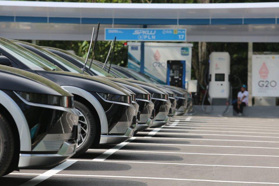 Mobil Listrik G20 Bali © Muhammad Zaenuddin | Katadata